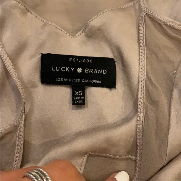 Satin Lucky Brand Tank - Picture 3 of 3